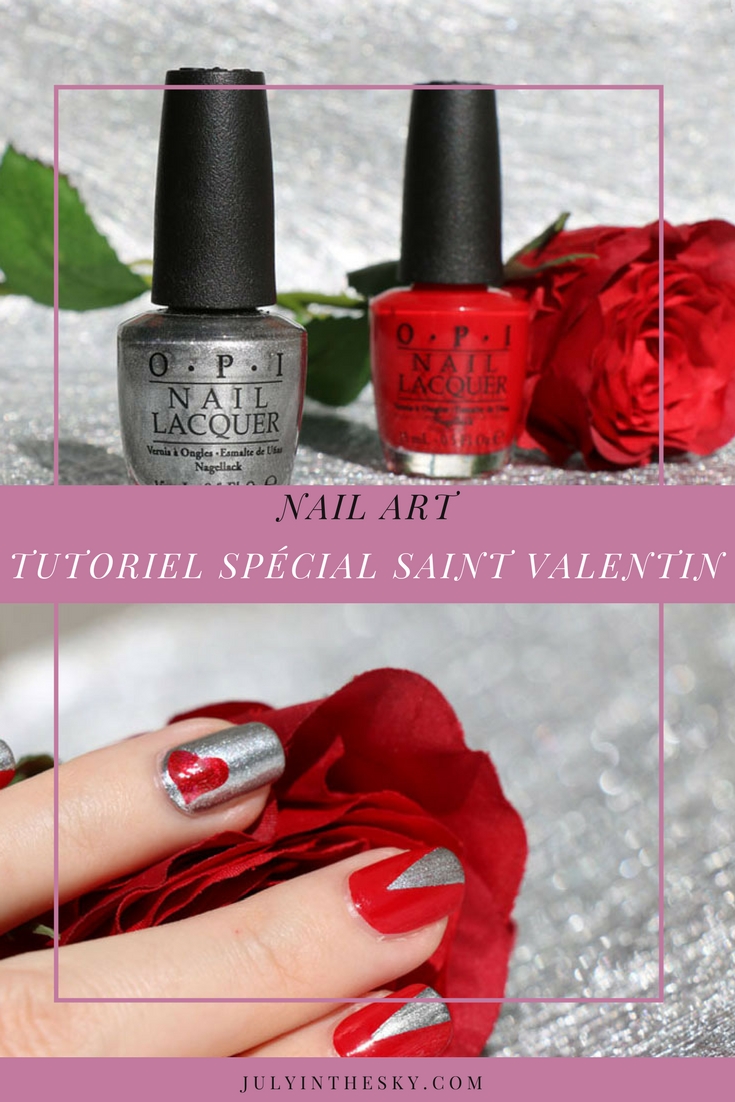 blog beauté nail art saint valentin