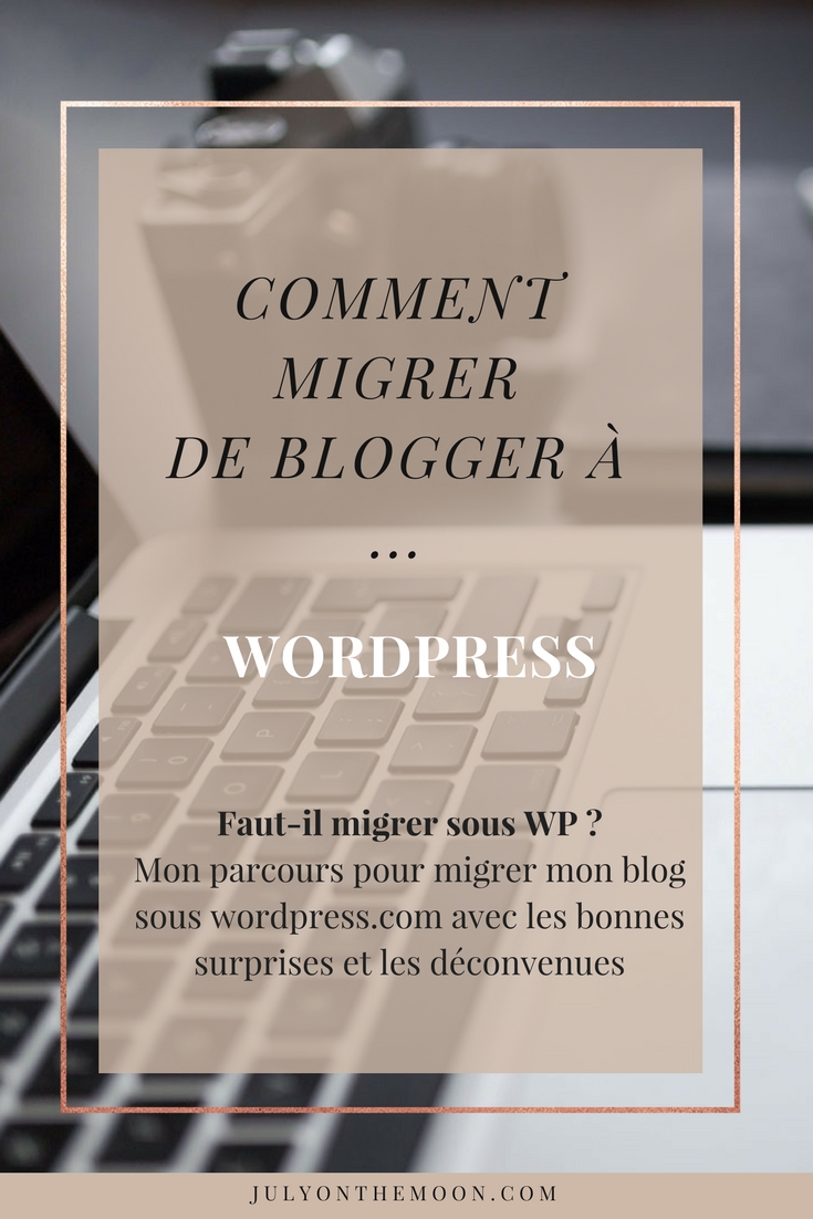 blog beauté migration blogger worpress.org ovh