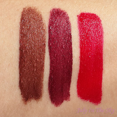 blog beauté trio dare to dazzle dose of colors teddy lace scarlet corset swatch