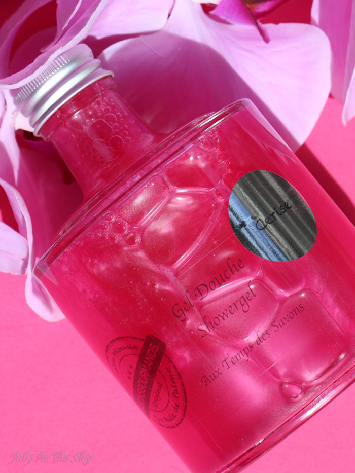 blog beauté aux temps des savons gel douche avis test cerise v-inc