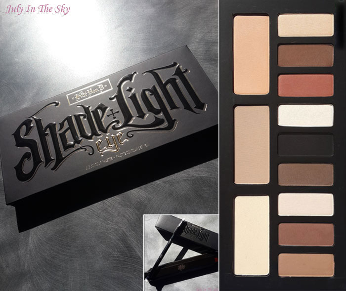 blog beauté kat von d france shade light eye contour palette swatch