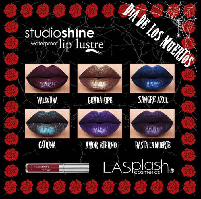 blog beauté lip lustre lasplash dia de los muertos