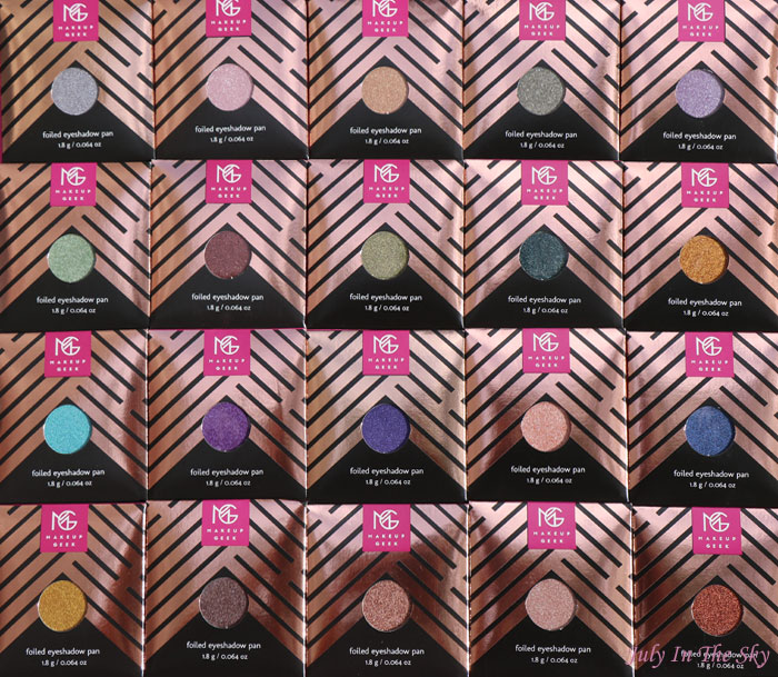 blog beauté fard makeup geek eyeshadow foiled pressed duochrome avis test