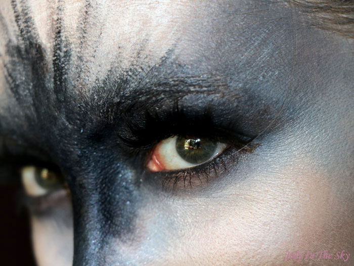 blog beauté monday shadow challenge black swan make-up artistique
