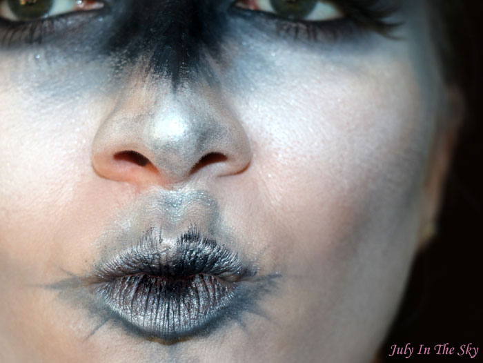 blog beauté monday shadow challenge black swan make-up artistique