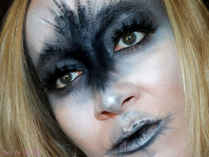 blog beauté monday shadow challenge black swan make-up artistique