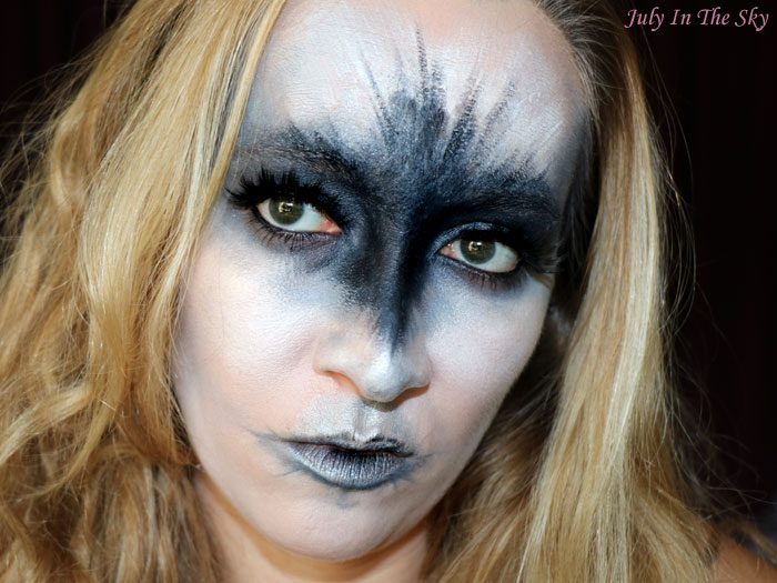 blog beauté monday shadow challenge black swan make-up artistique