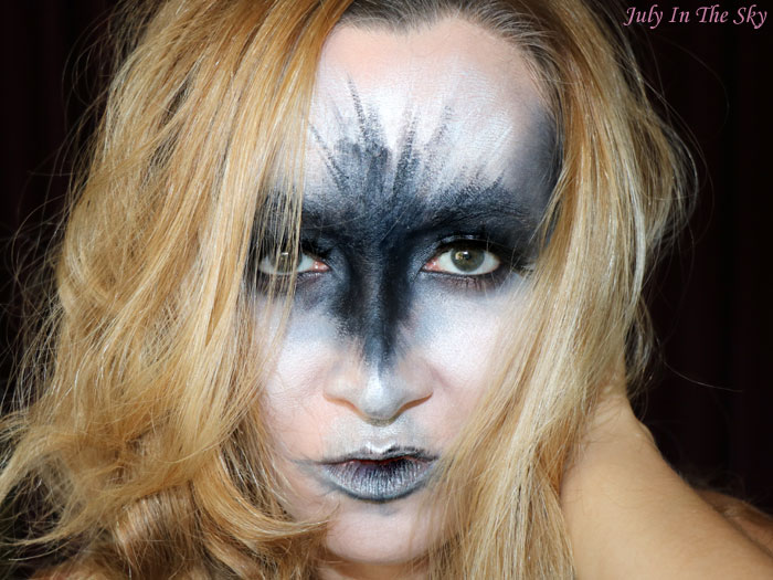 blog beauté monday shadow challenge black swan make-up artistique