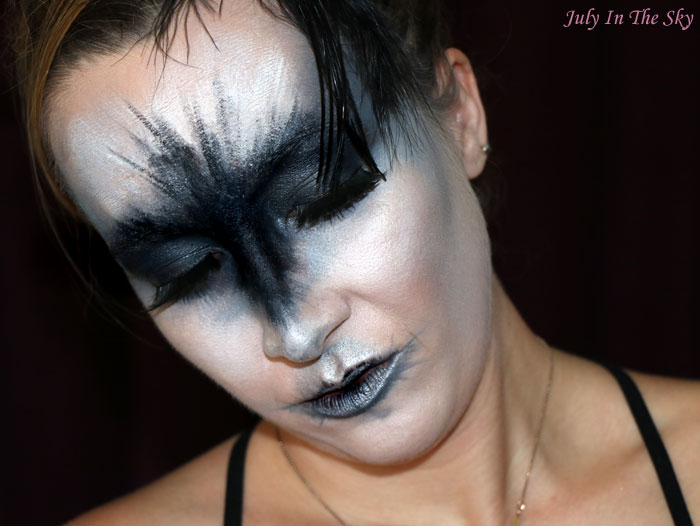 blog beauté monday shadow challenge black swan make-up artistique