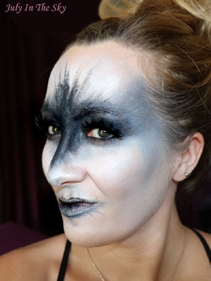 blog beauté monday shadow challenge black swan make-up artistique