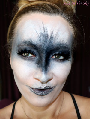 blog beauté monday shadow challenge black swan make-up artistique