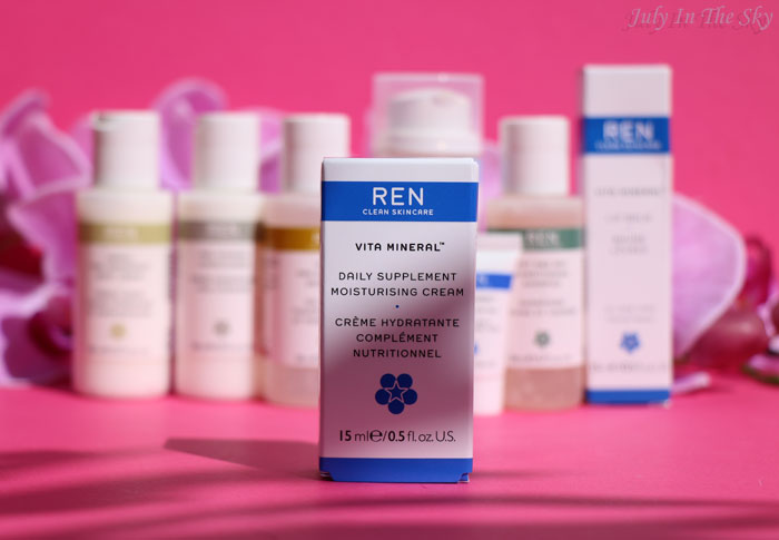 blog beauté ren skincare trousse grab & go Crème hydratante complément nutritionnel Vita Minéral