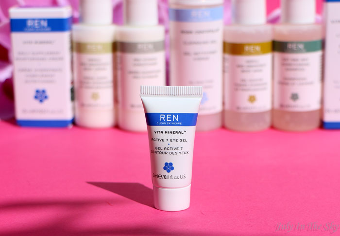 blog beauté ren skincare trousse grab & go Gel contour des yeux Active 7