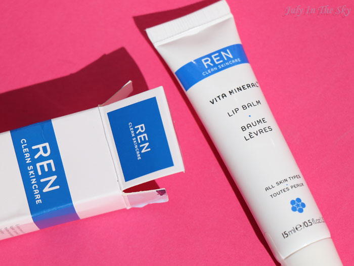 blog beauté ren skincare trousse grab & go baume à lèvres Vita Mineral