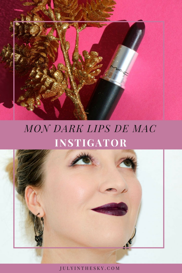 blog beauté mac rouge à lèvres Instigator Mac