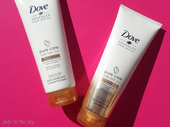 La gamme Pure Care Sublime Oil de Dove