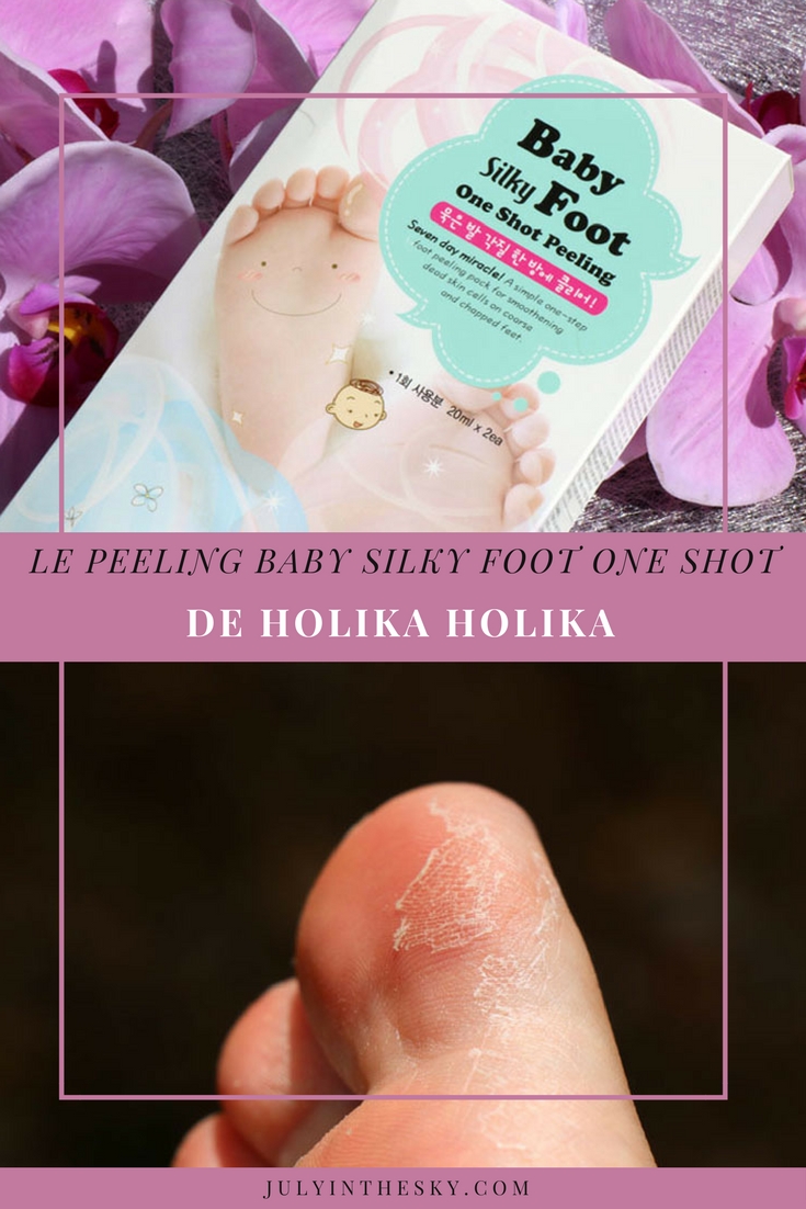 blog beauté holika holika baby silky foot one shot peeling