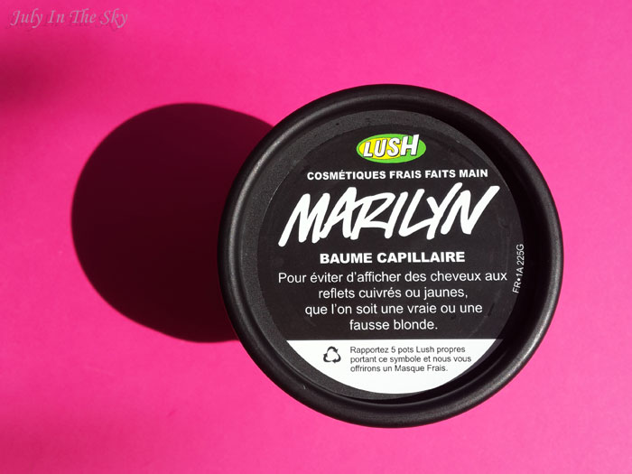 blog beauté lush marilyn soin capillaire