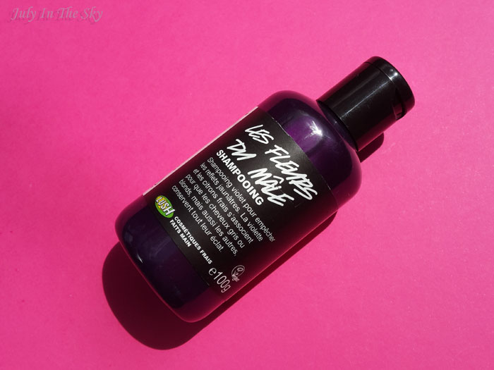 blog beauté lush fleurs du male shampooing