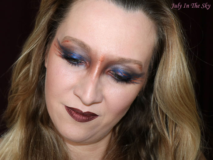 blog beauté monday shadow challenge copper meteorite cuivre make-up artistique