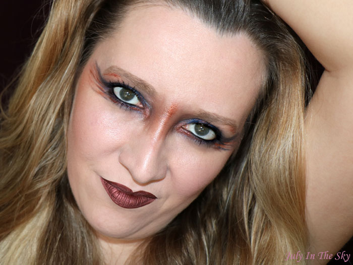 blog beauté monday shadow challenge copper meteorite cuivre make-up artistique