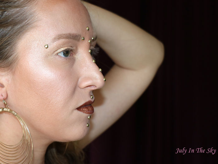 blog beauté monday shadow challenge golden amazon make-up artistique