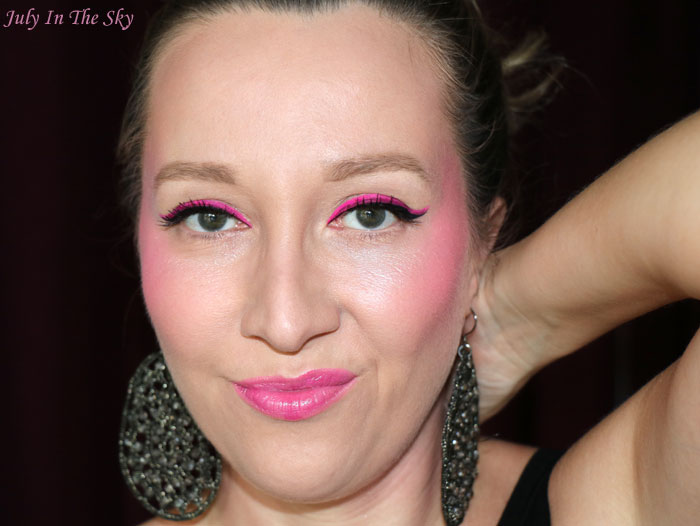 blog beauté monday shadow challenge pinky neon make-up artistique