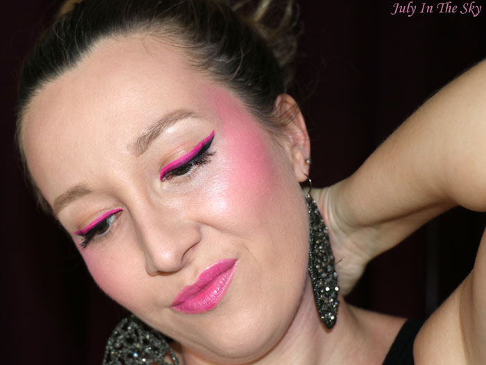 blog beauté monday shadow challenge pinky neon make-up artistique