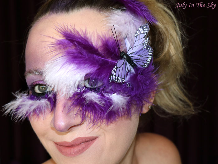 blog beauté monday shadow challenge purple plum faux cils make-up artistique