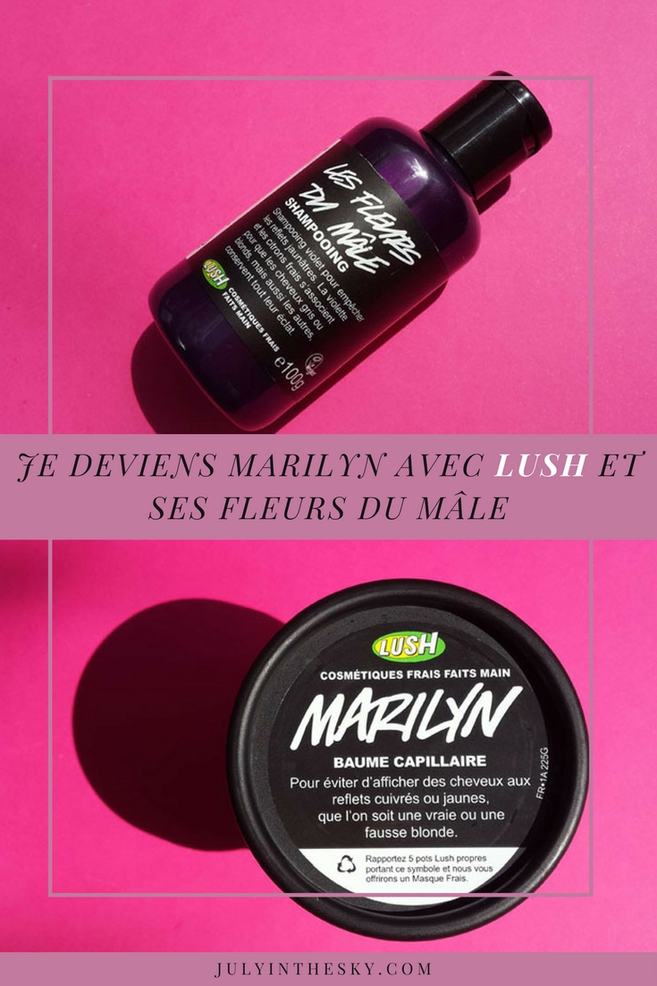 blog beauté lush fleurs du male shampooing marilyn soin capillaire