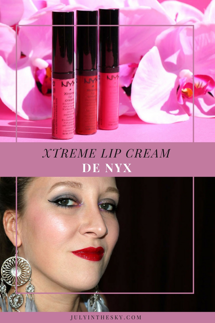 blog beauté nyx xtreme lip cream avis test swatch