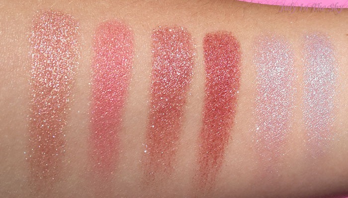 blog beauté BH Cosmetics galaxy chic swatch