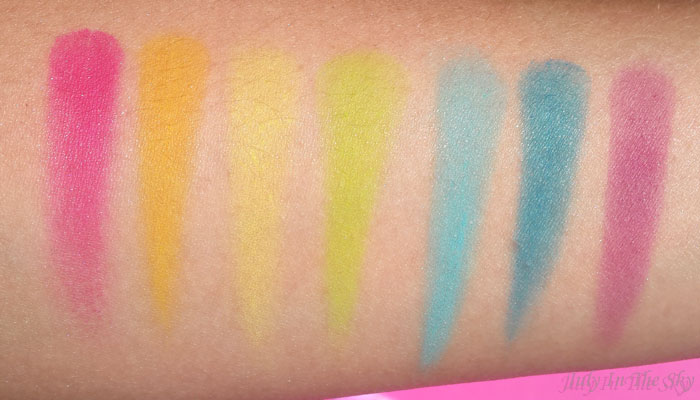 blog beauté BH Cosmetics take me to Brazil swatch