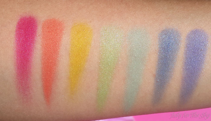 blog beauté BH Cosmetics take me to Brazil swatch