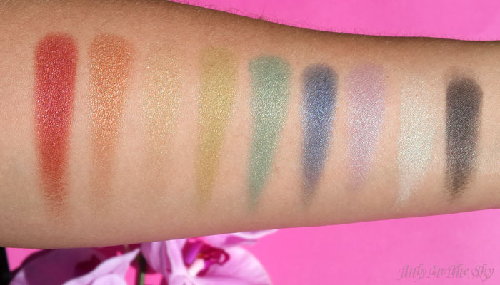 blog beauté BH Cosmetics take me to Brazil swatch