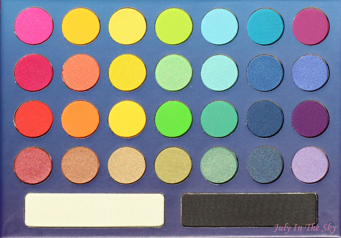 blog beauté BH Cosmetics take me to Brazil swatch