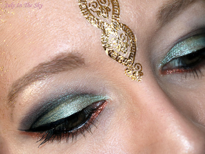 blog beauté monday shadow challenge arabian green