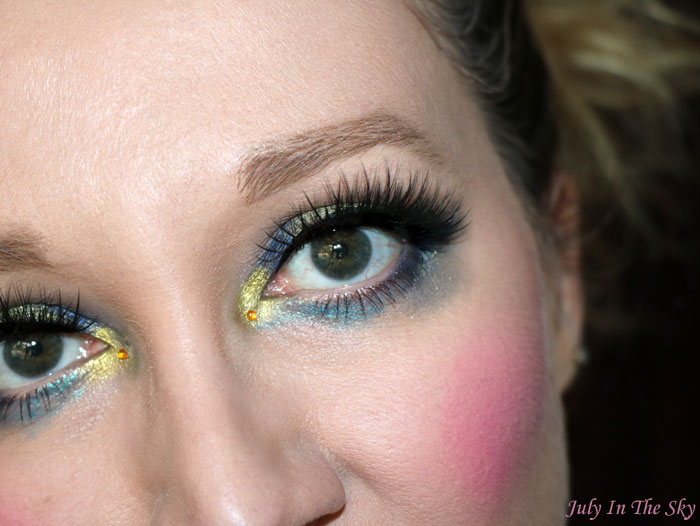 blog beauté monday shadow challenge navy manga make-up artistique