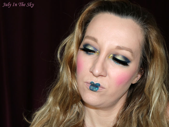 blog beauté monday shadow challenge navy manga make-up artistique