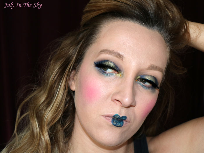 blog beauté monday shadow challenge navy manga make-up artistique