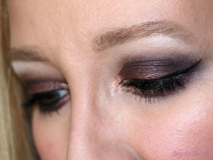 blog beauté monday shadow challenge vampy burgundy make-up artistique