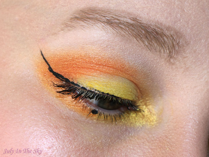 blog beauté monday shadow challenge mustard geisha