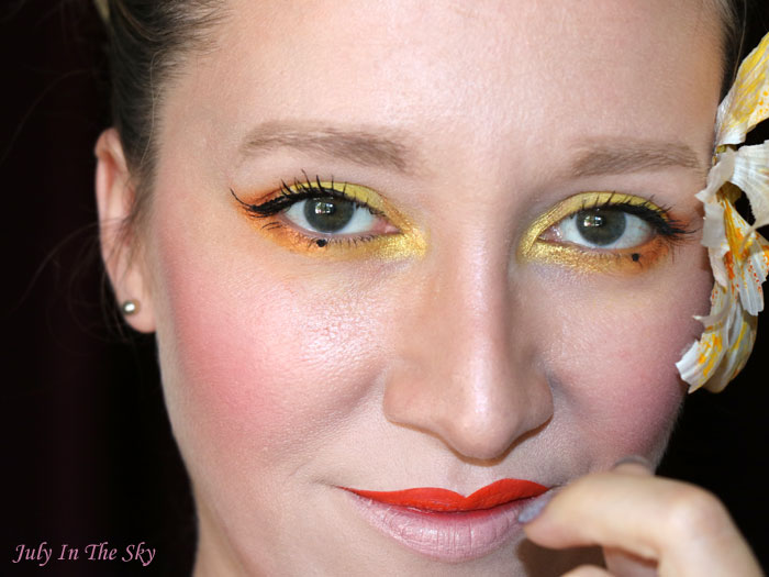 blog beauté monday shadow challenge mustard geisha