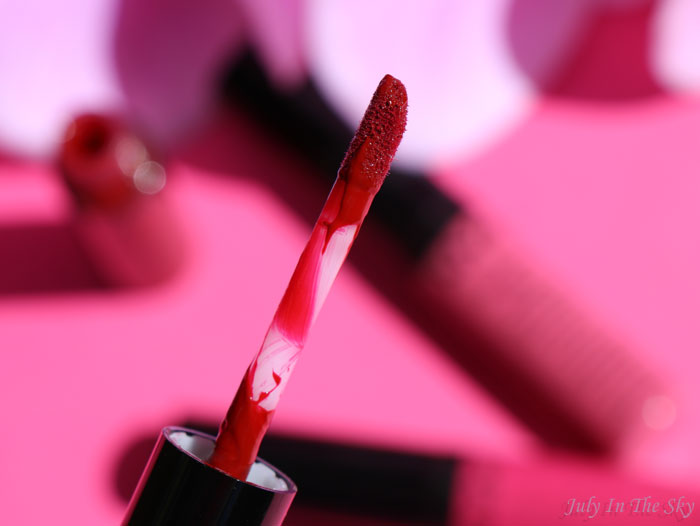 blog beauté nyx xtreme lip cream absolute red swatch