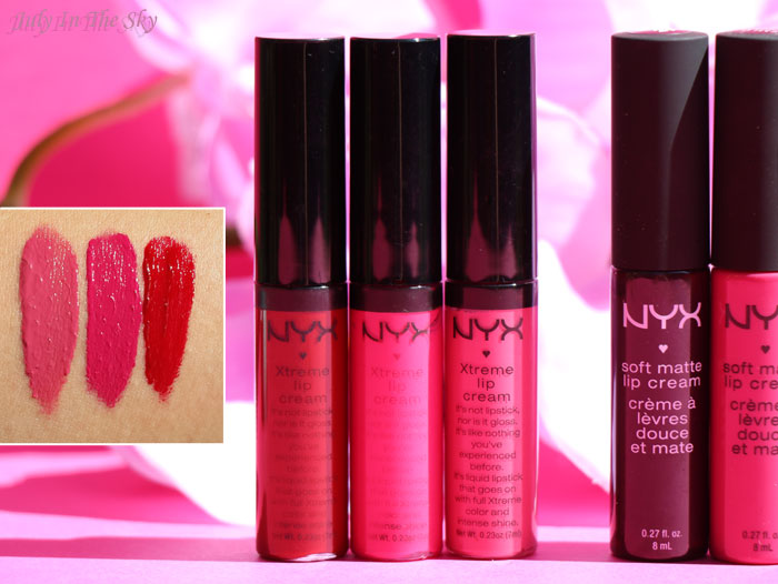 blog beauté nyx xtreme lip cream avis test swatch