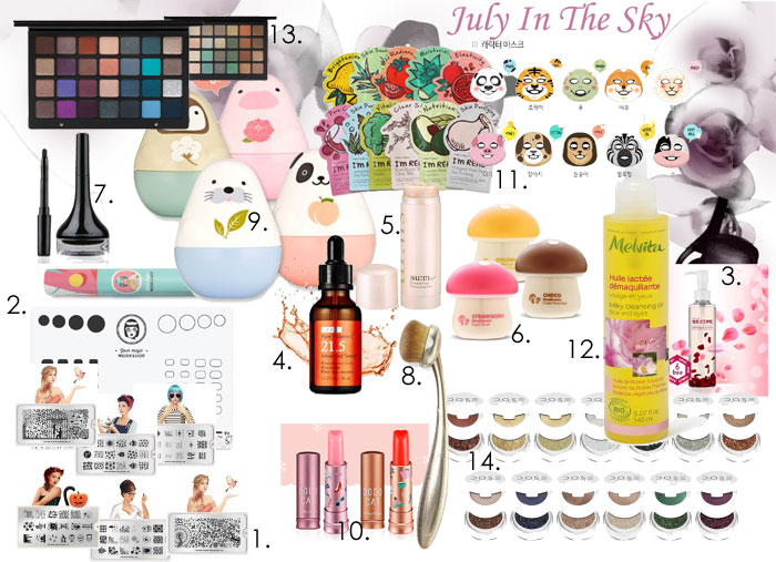 blog beauté wishlist printemps etude house melvita tony moly natasha denona sum37 recipe dose of colors