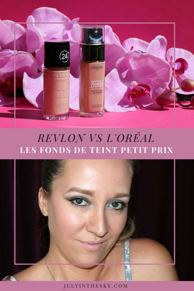 blog beauté fond de teint l'oreal accord parfait revlon color stay match petit prix