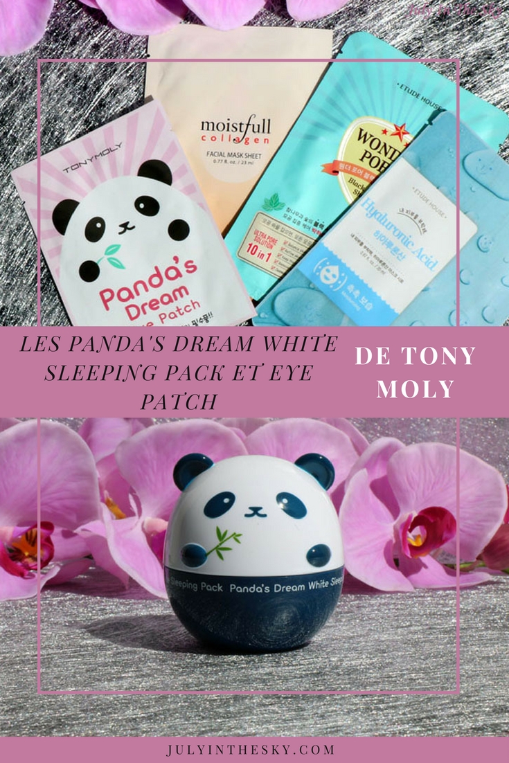 blog beauté Panda's Dream White Sleeping Pack Tony Moly