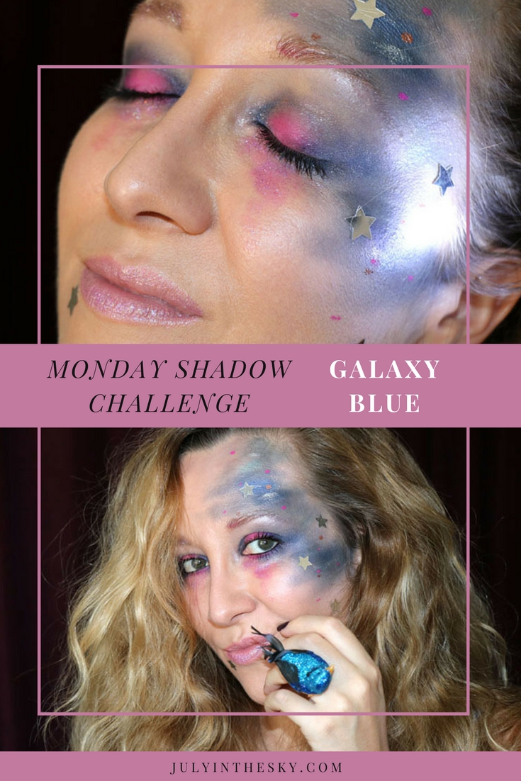 blog beauté maquillage monday shadow challenge galaxy blue