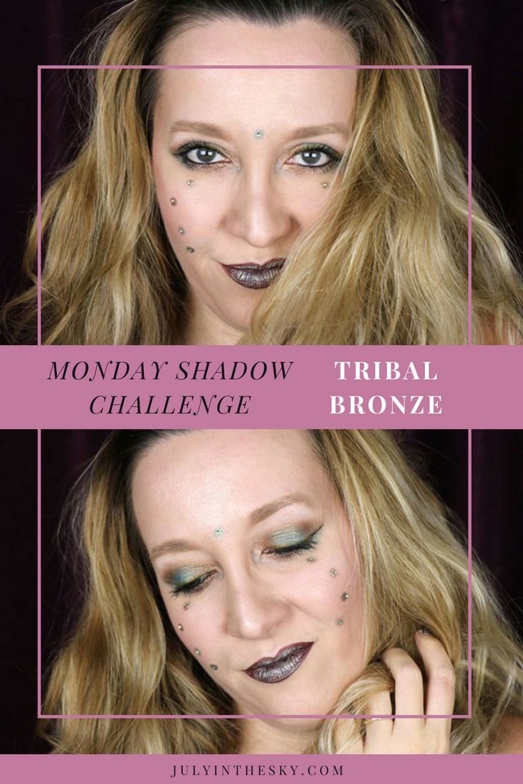 blog beauté maquillage monday shadow challenge tribal bronze